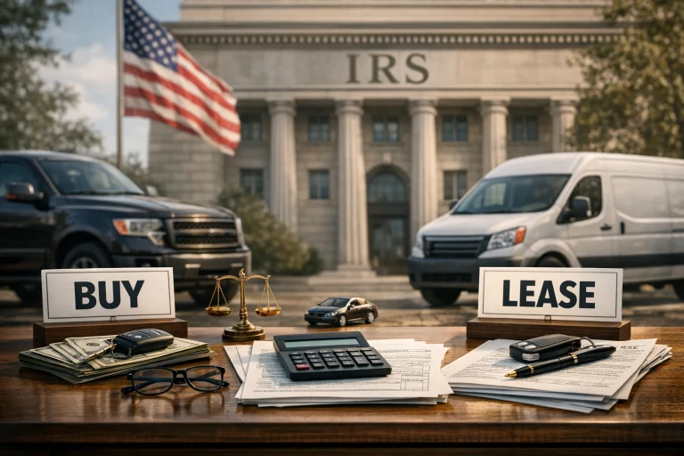 Should You Buy or Lease Your Next Business Vehicle — and What Does the IRS Actually Prefer?