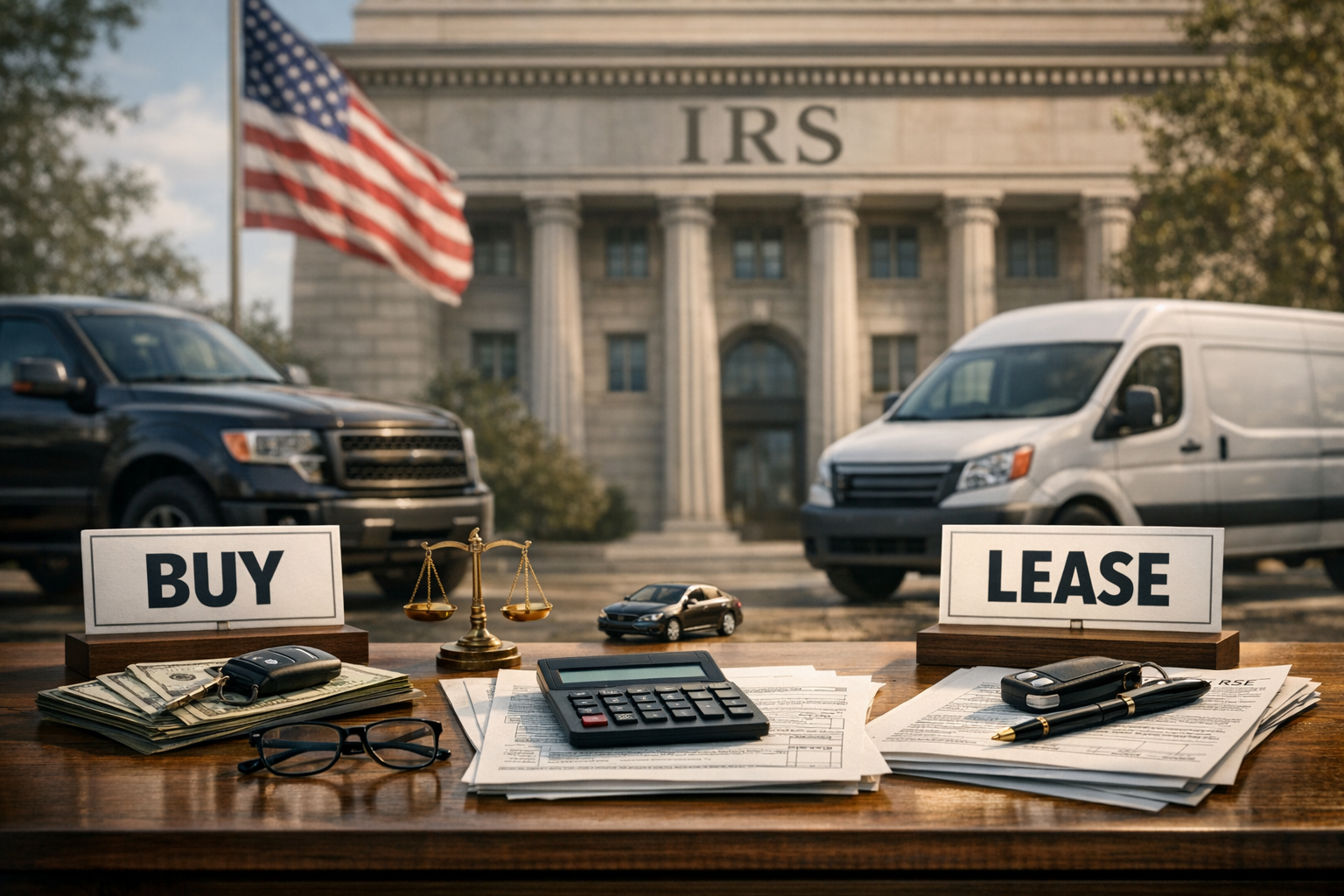Should You Buy or Lease Your Next Business Vehicle — and What Does the IRS Actually Prefer?