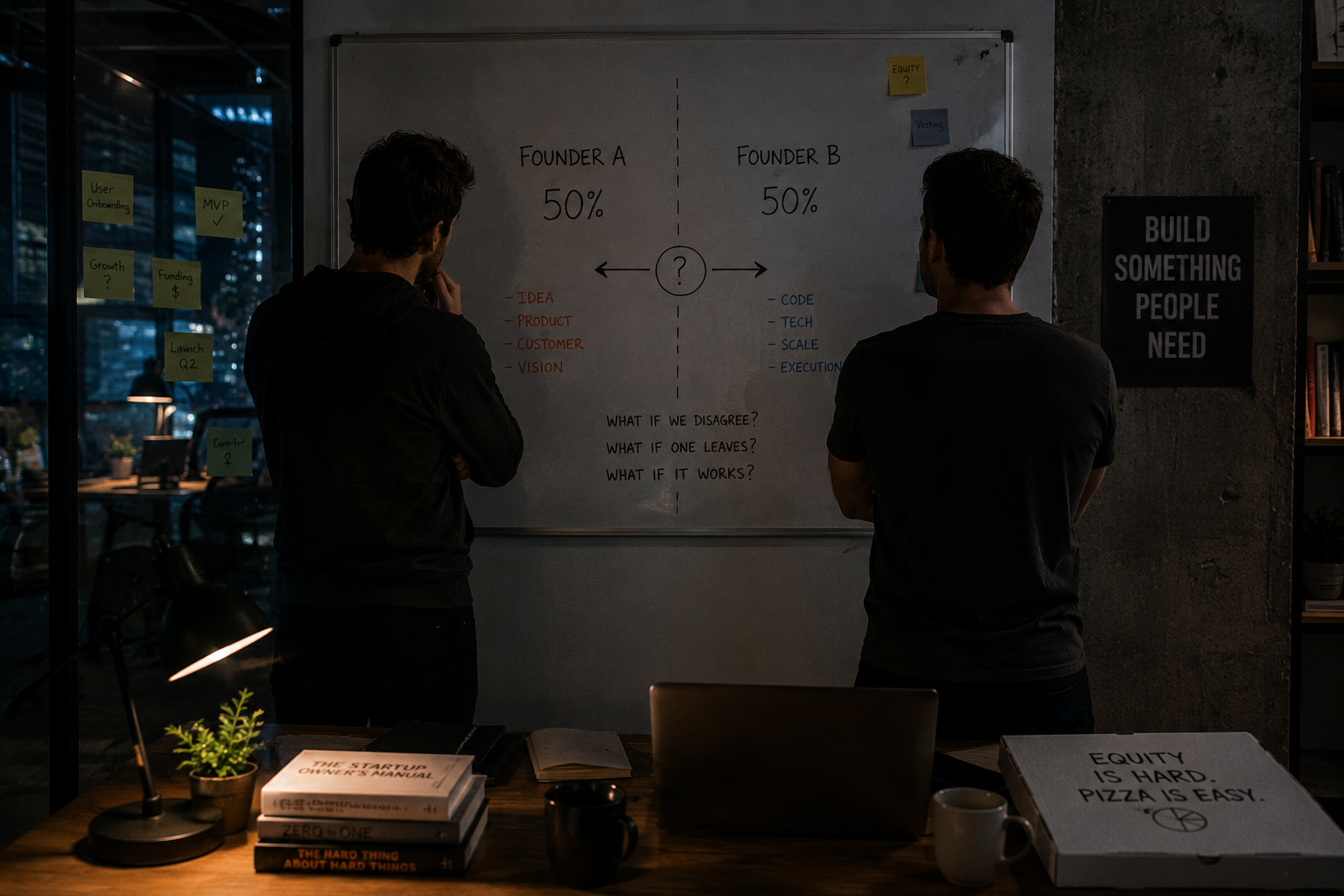 Is Splitting Equity 50/50 With Your Co-Founder the Fairest Deal — or the Fastest Way to Kill the Company?
