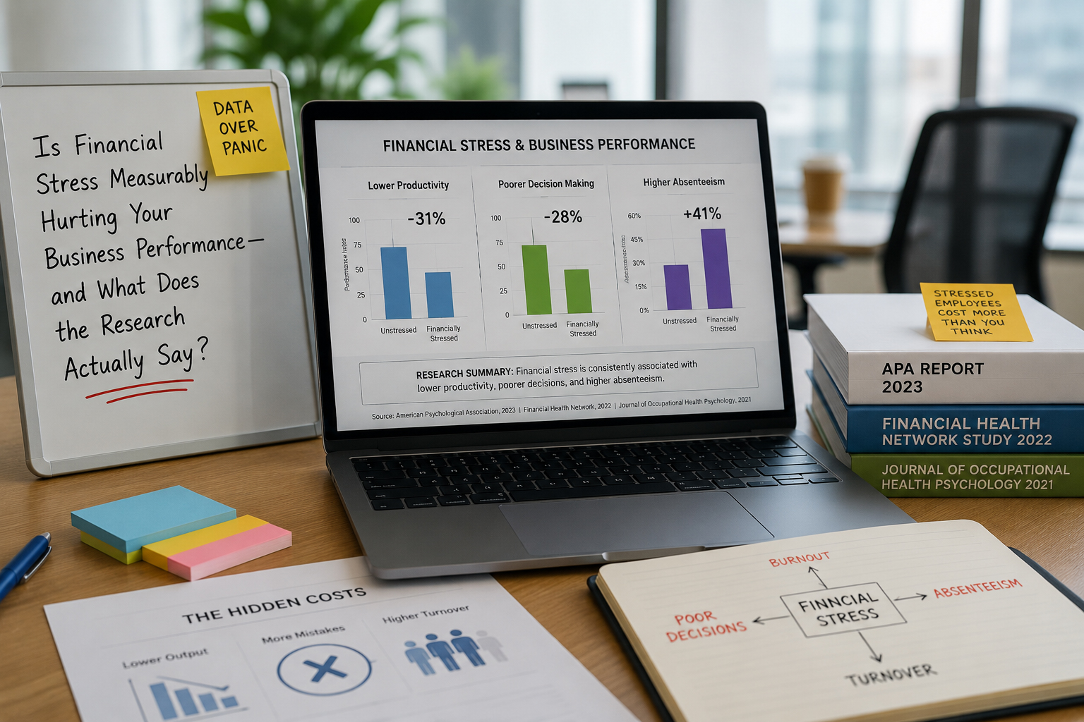 Is Financial Stress Measurably Hurting Your Business Performance — and What Does the Research Actually Say?