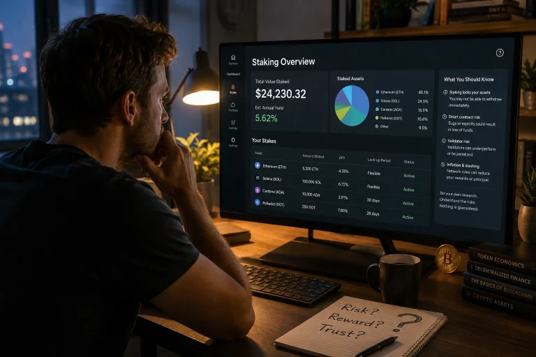 Is Staking Crypto a Legitimate Way to Earn Yield — or Are You Just Lending Your Assets to a System You Don't Fully Understand?